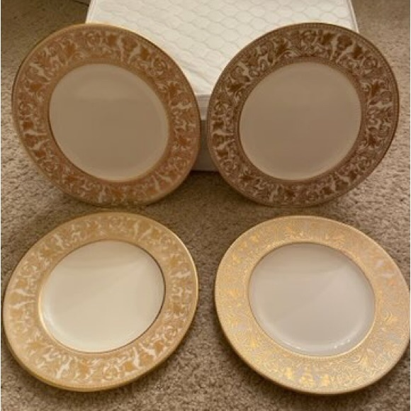 Wedgwood Other - Wedgwood Gold Florentine 8” Salad Plates.